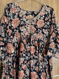 Aliyacut Kurti With Mirror Work