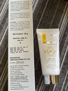 UBIK 360° Block Sunscreen Gel SPF 50+