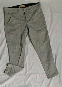 Gray Cargo Pants