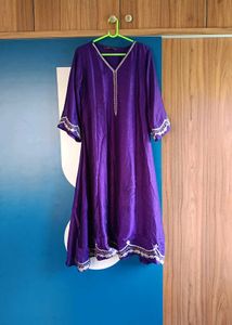 Purple Kurta Set