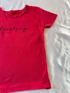 Red Solid T-shirt