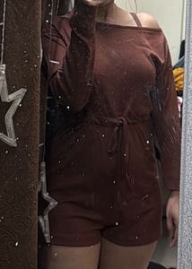 Cute Brown Romper
