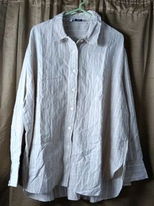 Striped Button-Down Shirt