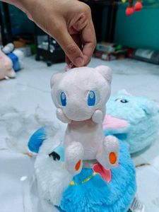 Mew Pokemon Plush Keychain