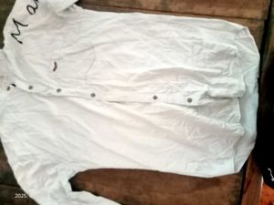 Men's White Button-Down Shirt