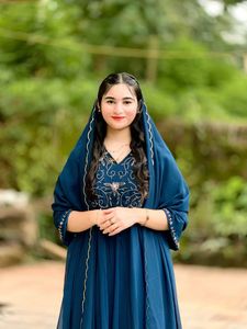 Beautiful Handwork Anarkali Set For Women