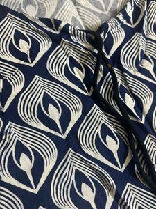 Blue Printed Top