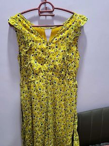 Yellow Floral Jumpsuit