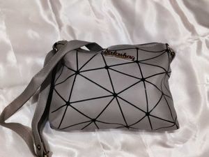 Natasha Geometric Design Handbag