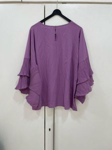 👑PlusS Statement Pleats Top–Wisteria Dream!✨💜