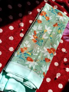 Floral Print Saree