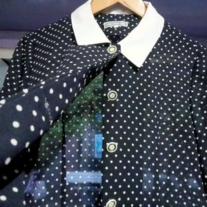 White Colour Polka Dot