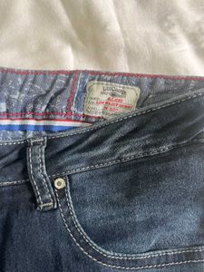 Lee Cooper Dark Blue Denim Jeans For Women | 32 W