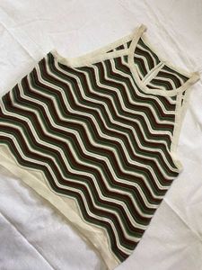 Chevron Knit Halter Top