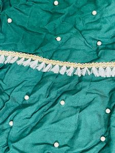 Emerald Green Embellished Kurti