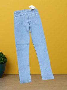 M@09 Size-28 Light Wash Straight Leg Jeans