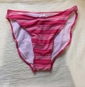 Striped Pink Swim Bottom