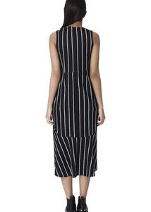 Chic Striped Midi Dress