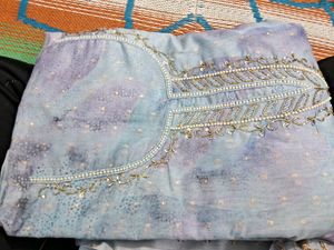 Light Blue Heavy Chanderi Suit 💧