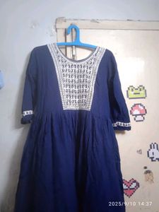 Navy Blue Kurti