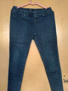 Pull-on Denim Jeggings