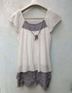 New With Tag Korean Half Long Cute Top