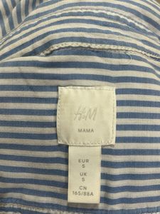 Blue And White Striped Shirt