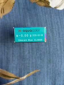 Colored Monthly Lens, Case And Solution