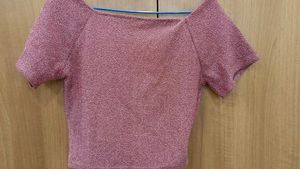 Glittery Crop Top