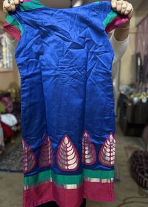 Banarasi  Royal Blue Kurta Set