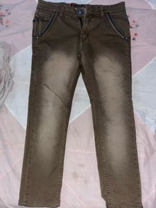 Happy Trails Brown Jeans - Size 34 - Your N