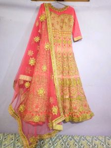 Gown With Dupatta Gorgeous Looks