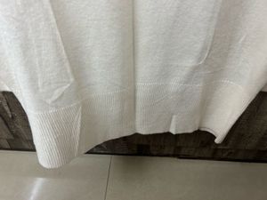 Off White Woollen Top