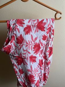 Floral Print Cotton Kurti Set