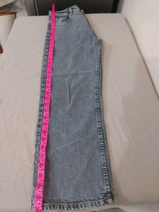 Straight legged Grey denims