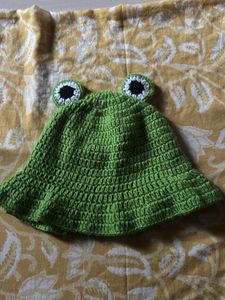 Crochet Frog Bucket Hat