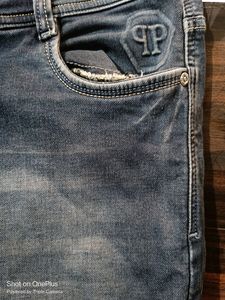 Denim Dark Blue Branded Jeans