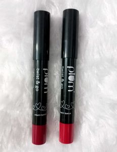 Plum Crayon Lipsticks Maroon & Red