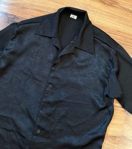 Black Satin Shirt 🎱