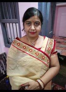 Designer Saree....in Cream Colour With Marron Boar