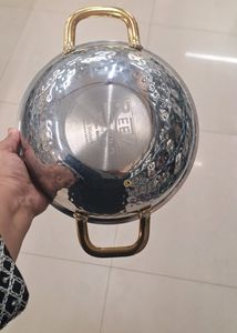 Heavy Kadhai With Brass handel