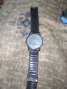 Fenix Black chain analog watch for men