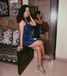 Blue Shimmer Dress