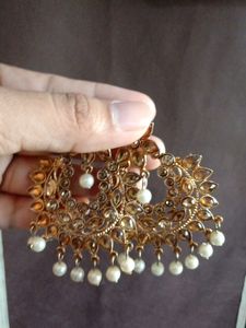 2 Combo Set Of Earrings With Mangtikka