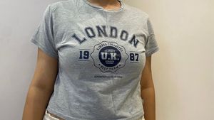 Grey Printed Tee