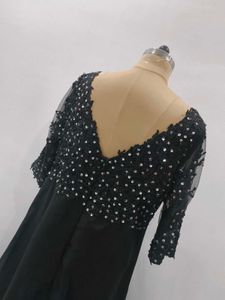 Elegant Black Evening Gown