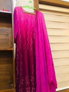 3 Piece Kurtha Set.rose Colour . It’s Very Awesome