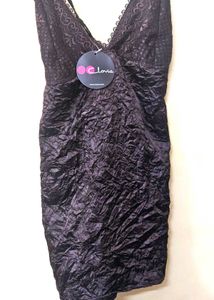 Lace Trim Night Dress