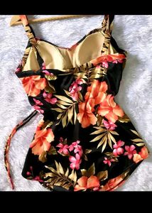 Floral premium padded Bodysuit/Swimsuit