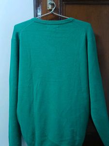 Green V-Neck Sweater